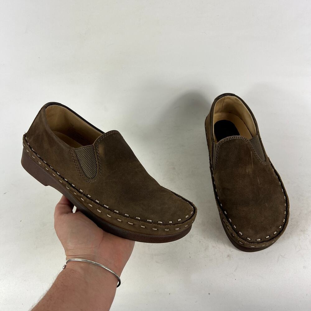 Natur Loafers Women's 7 Brown Suede Slip-On Low Top Round Toe Comfort Shoes